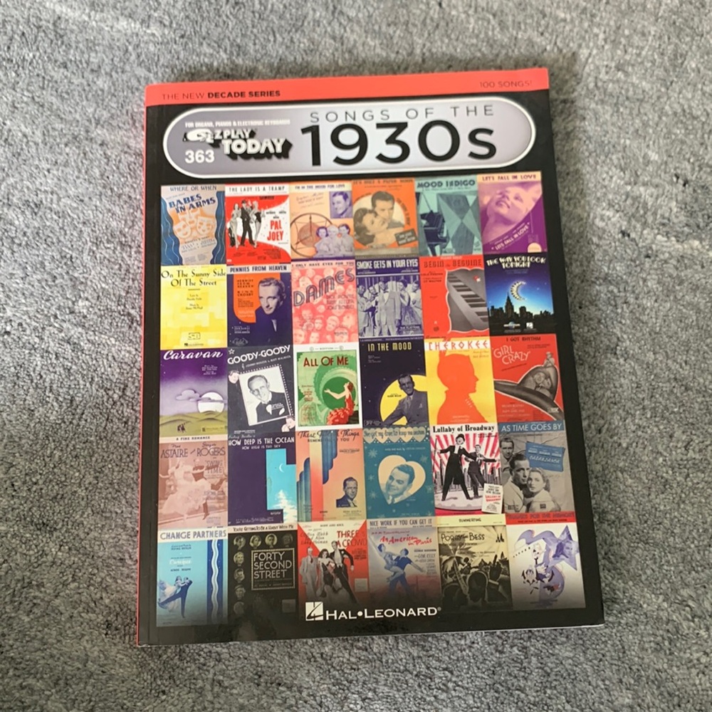 EZ Play Piano Book - 1930s Songs